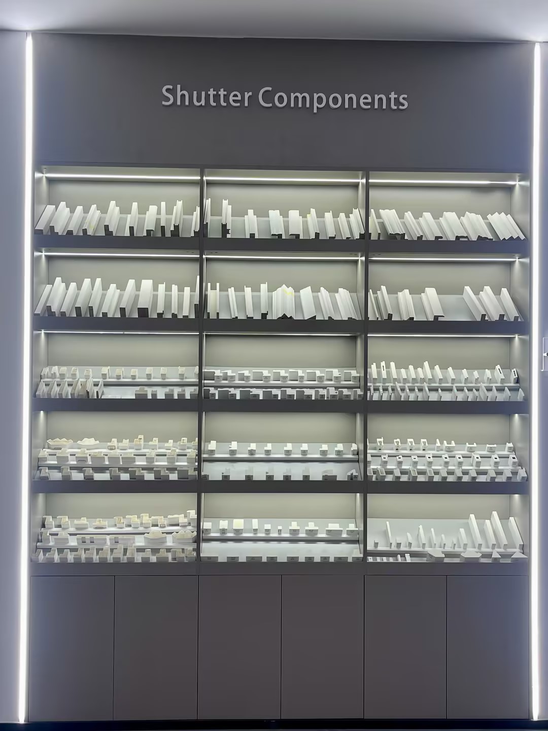 Enda 200+ PVC shutter components
